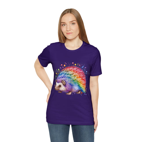 Rainbow Hedgehog - Short Sleeve Tee